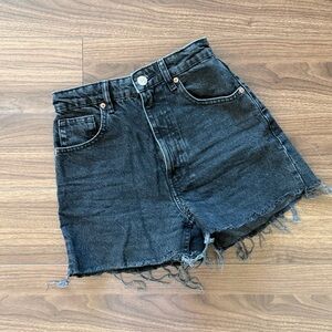 Zara Black Jean Shorts